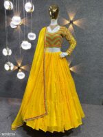 Yellow lehenga choli