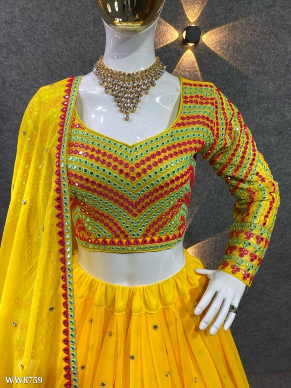 Yellow lehenga choli