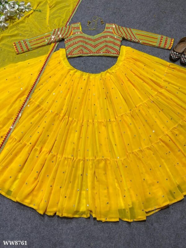 Yellow lehenga choli