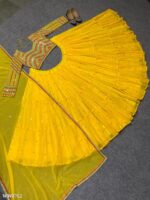 Yellow lehenga choli