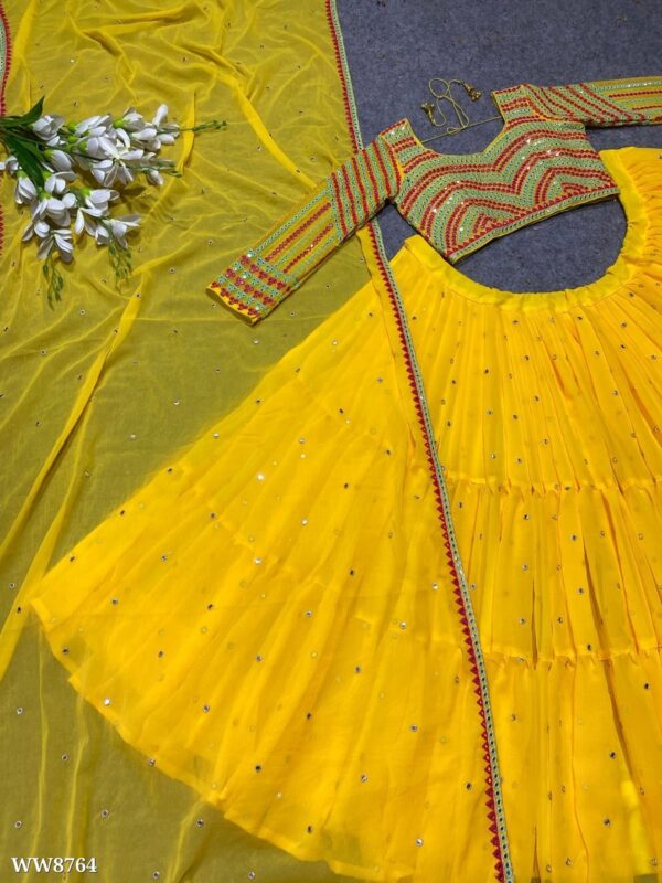 Yellow lehenga choli