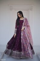 Gown with dupatta