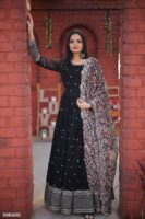 Gown with dupatta