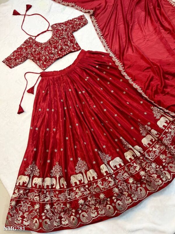 Elephant Lehenga choli