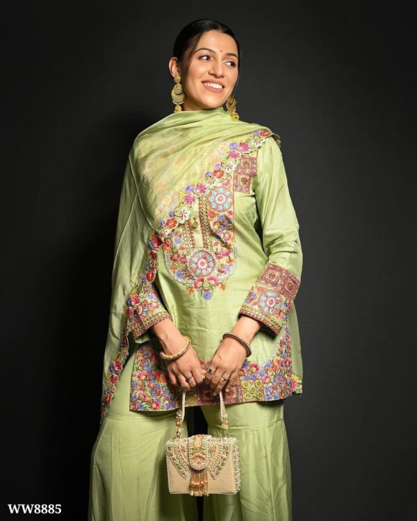 Top-Dupatta with Fully Stitched Gharara