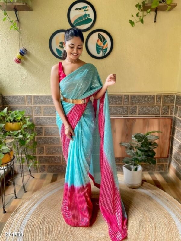 1 Min Ready To Wear Saree