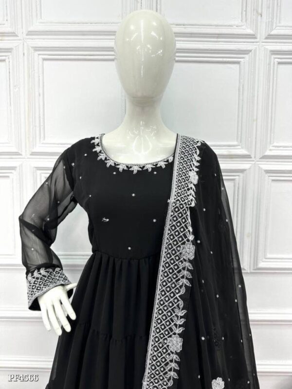 Designer Gown With Dupatta