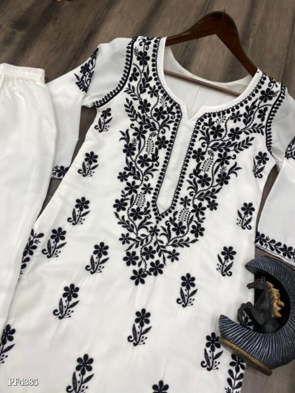 Embroidery Top And Plazo