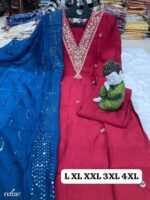 Designer Kurti Pant Dupatta Set